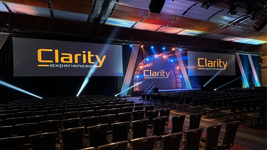 Mains Stage At GroundWorks With Clarity Experiences Logo