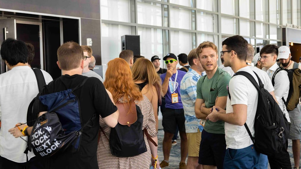 People Connecting At A Live Event Just Before The Session Starts